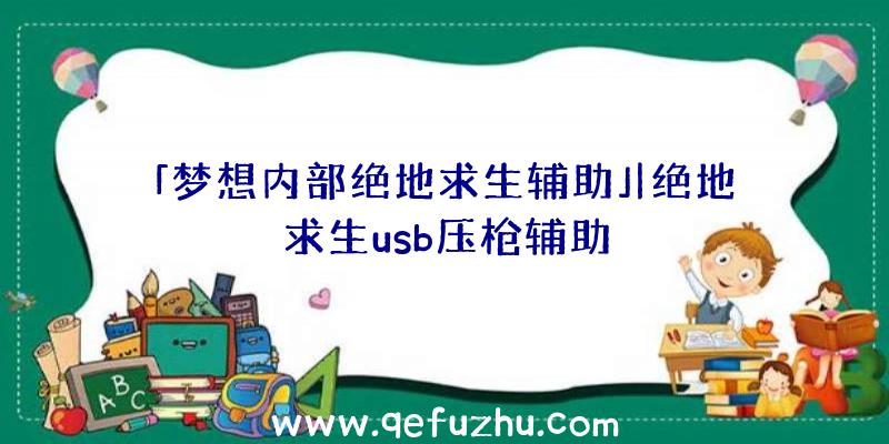 「梦想内部绝地求生辅助」|绝地求生usb压枪辅助